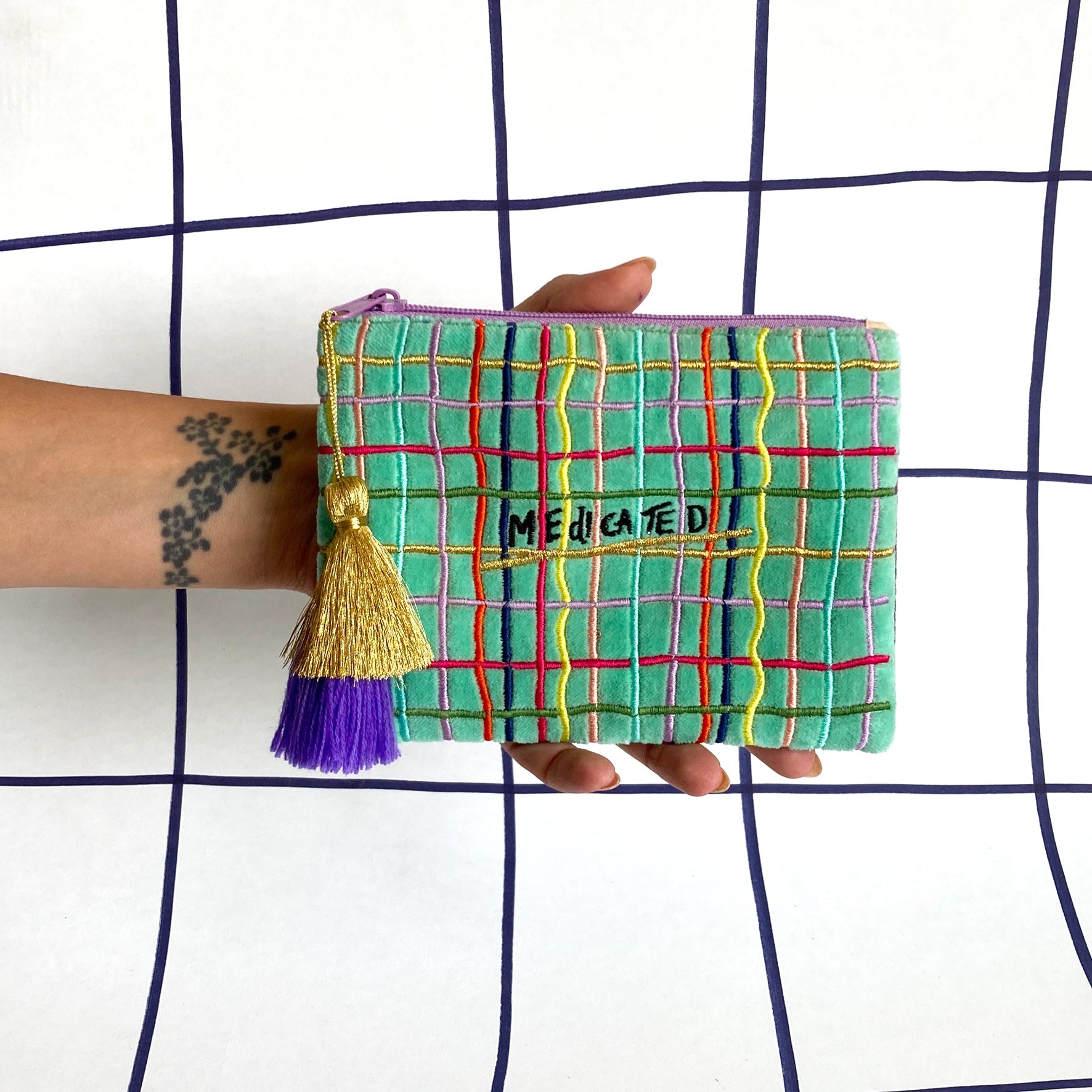 Small Talk Purse 'Medicated, Motivated' - House of Disaster