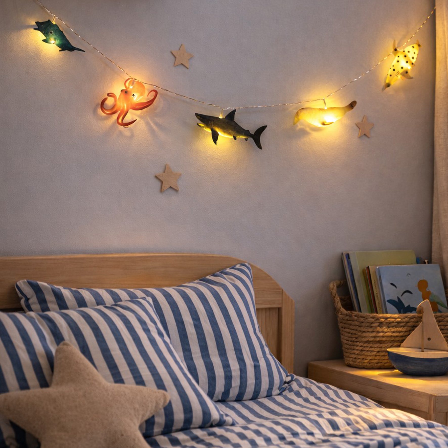 String Lights With Sea Creatures