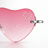 Pink Heart Shape Sunglasses