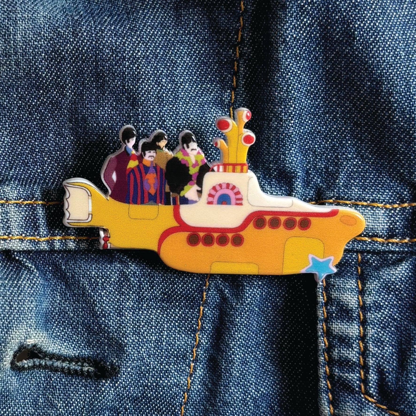 The Beatles Yellow Submarine Brooch - House of Disaster