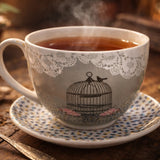 With Love Tea Cup and Saucer