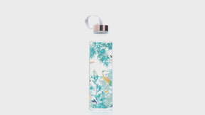 Luxe Crane Glass Water Bottle