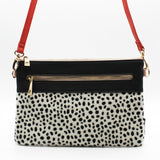 Animal Dalmatian Print Clutch Bag