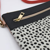 Animal Dalmatian Print Clutch Bag
