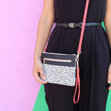 Animal Dalmatian Print Clutch Bag