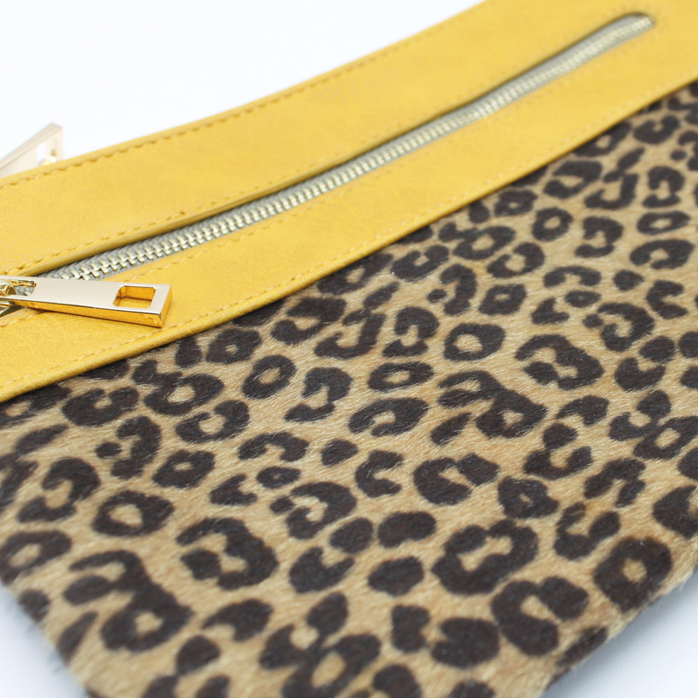 Animal Leopard Print Clutch Bag