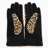 Animal Print 'Leopard' Suedette Gloves