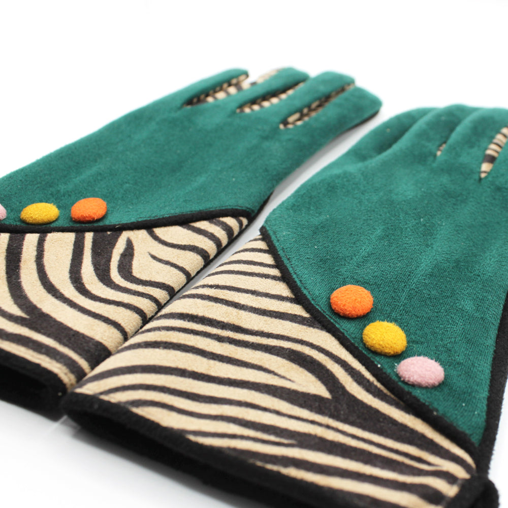 Zebra Animal Print Gloves
