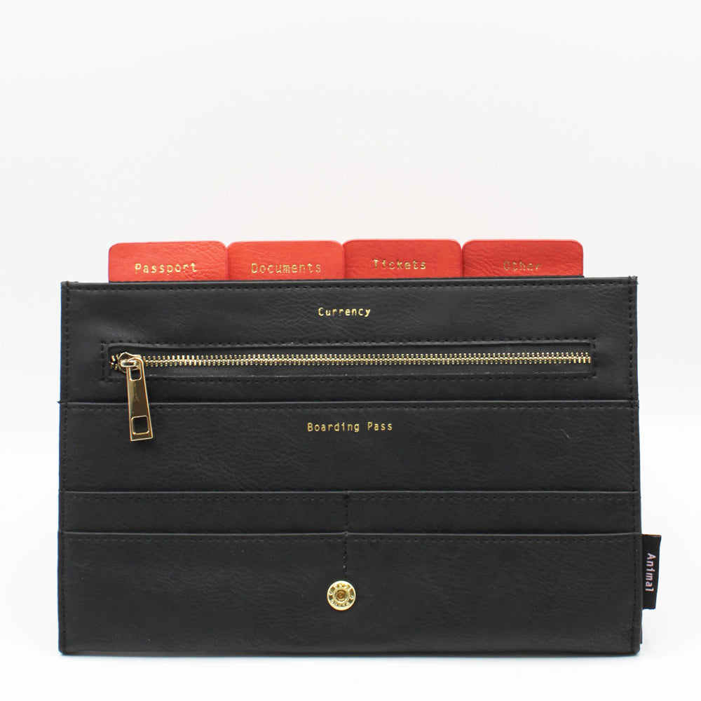 Animal Print Travel Wallet