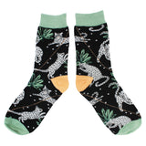 Pack Of 2 Feline Printed Socks