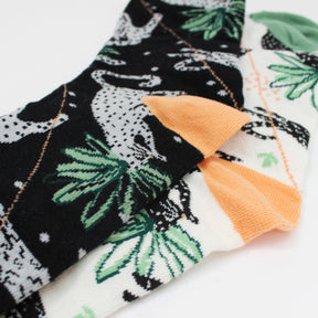 Pack Of 2 Feline Printed Socks