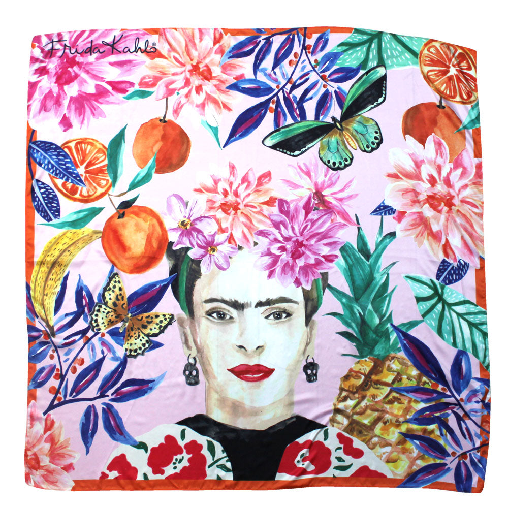 Frida Kahlo Square Fruit Scarf