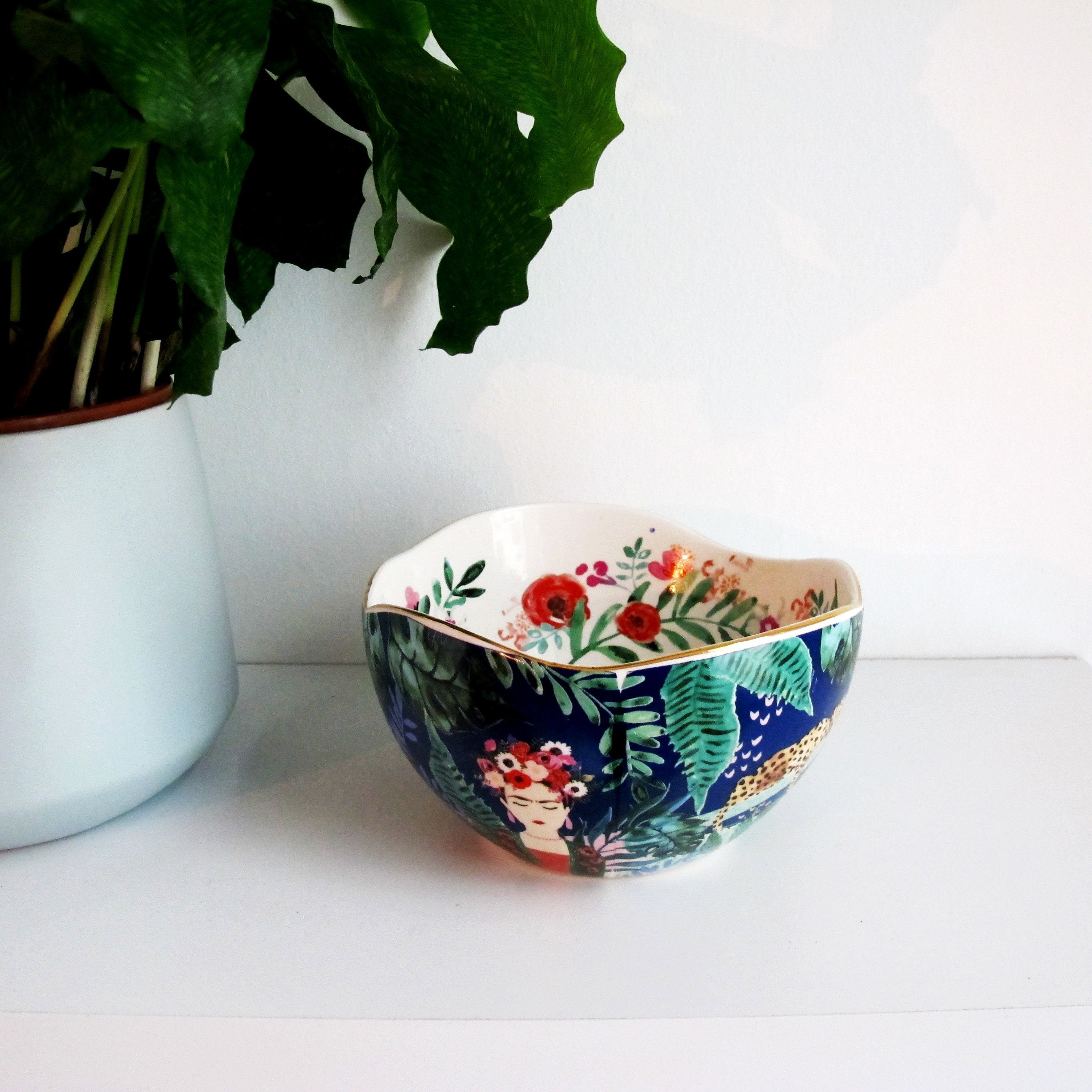 Frida Kahlo Tropical Bowl