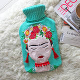 Frida Kahlo Hot Water Bottle