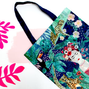 Frida Kahlo Tropical Eco Shopper