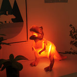 Orange Dinosaur Lamp