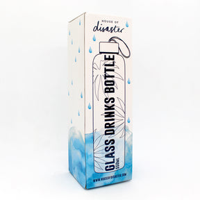 Luxe Crane Glass Water Bottle
