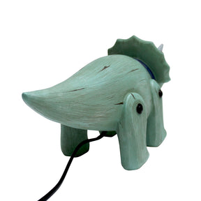 Wood Effect Cute Triceratops Light