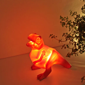 Mini Led Lamp Dinosaur Orange