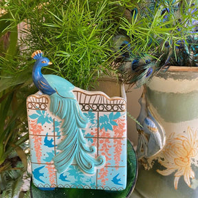 Luxe Peacock Planter