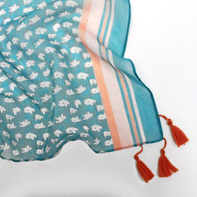 Moomin Scarf "Navy Dots"
