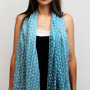 Moomin Scarf "Navy Dots"