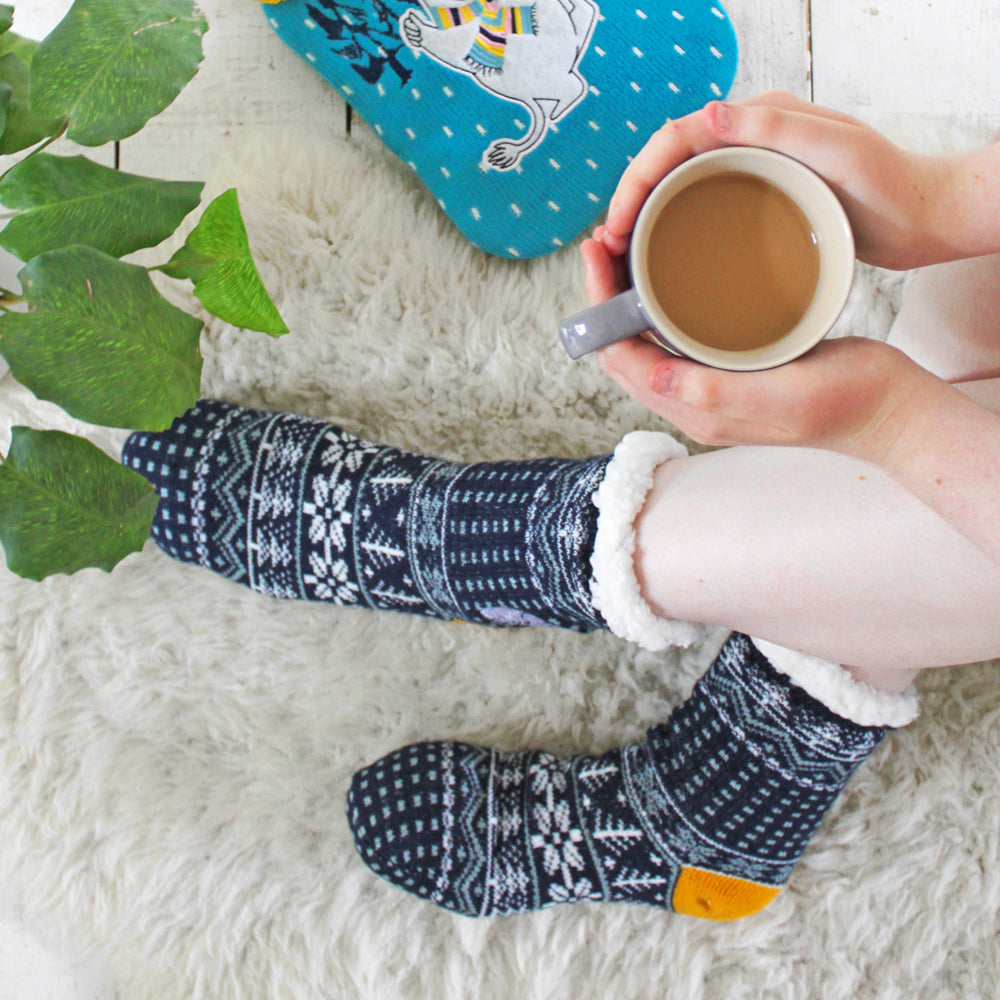 Moomin Slipper Socks With Winter Design