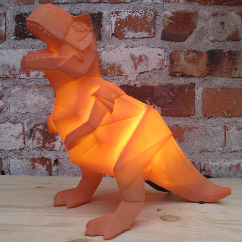 Orange Dinosaur Lamp