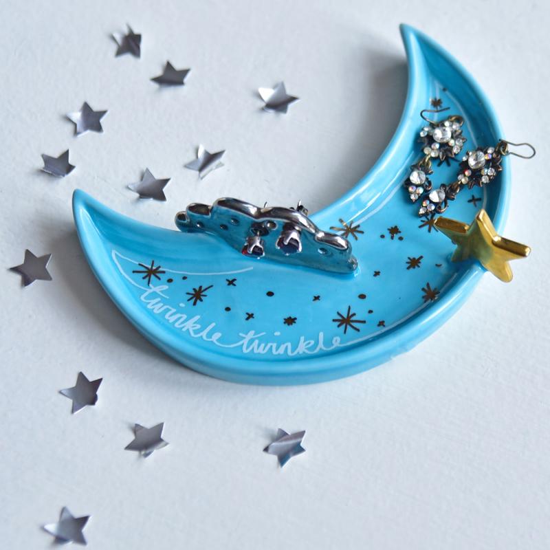 Over The Moon Twinkle Trinket Dish
