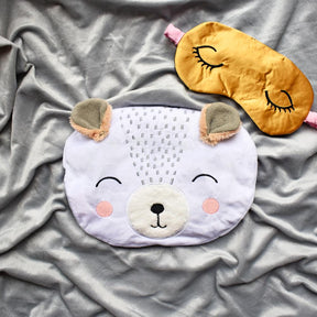 Over The Moon Bear Microwavable Hottie And Eye Mask