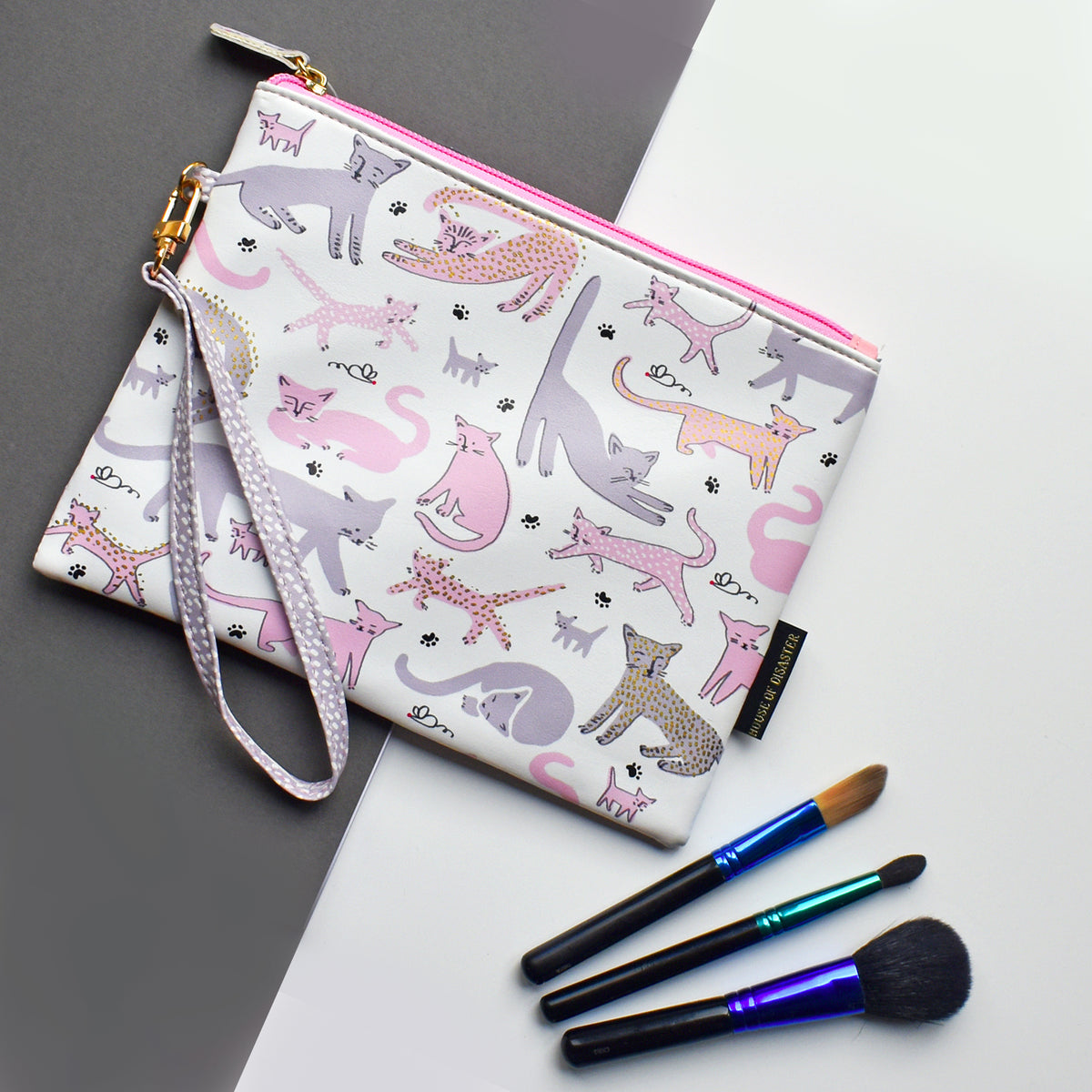Over The Moon Cat Pouch With Strap