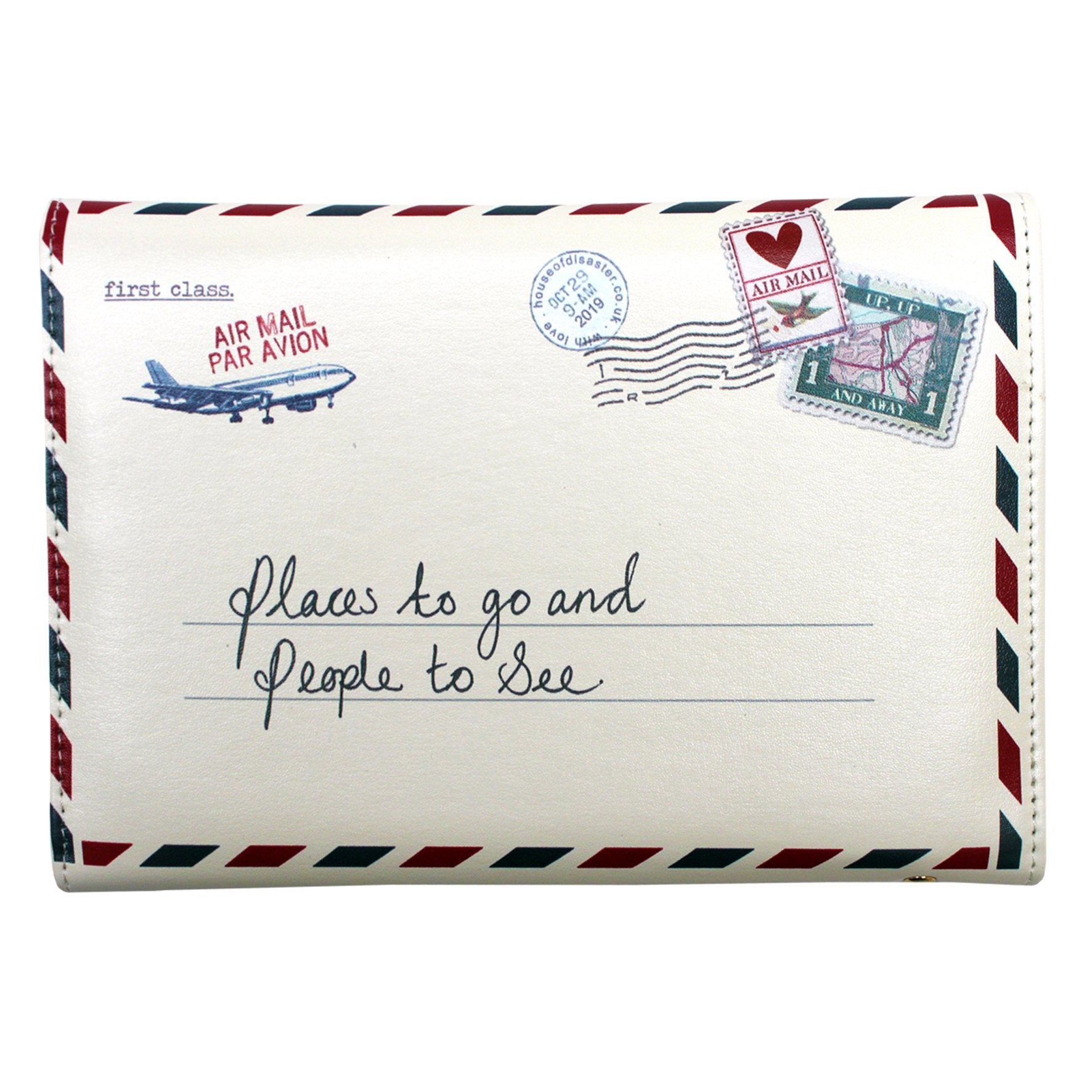 Paper Plane Travel Wallet Envelope