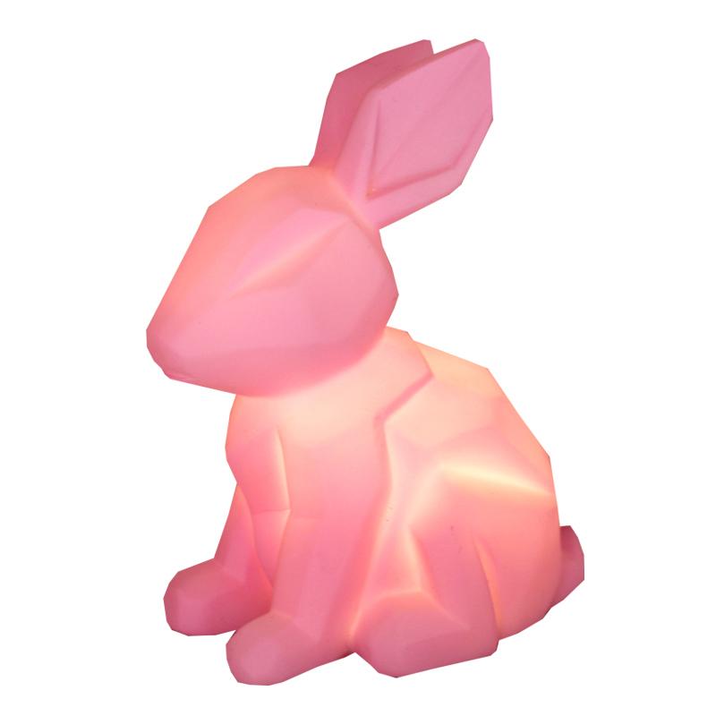Mini Led Lamp Pink Rabbit