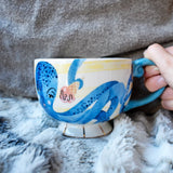 By The Sea Octopus Tea Cup With Gift Box