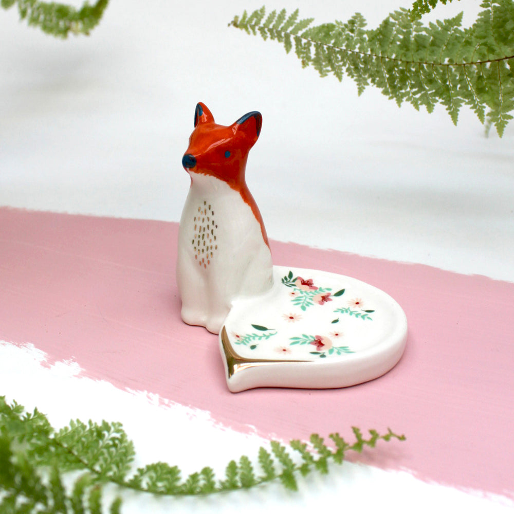 Secret Garden Fox Trinket Dish