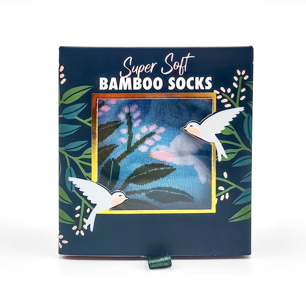 Secret Garden Birds Socks