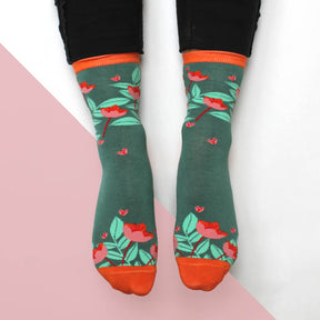Secret Garden Fox Socks
