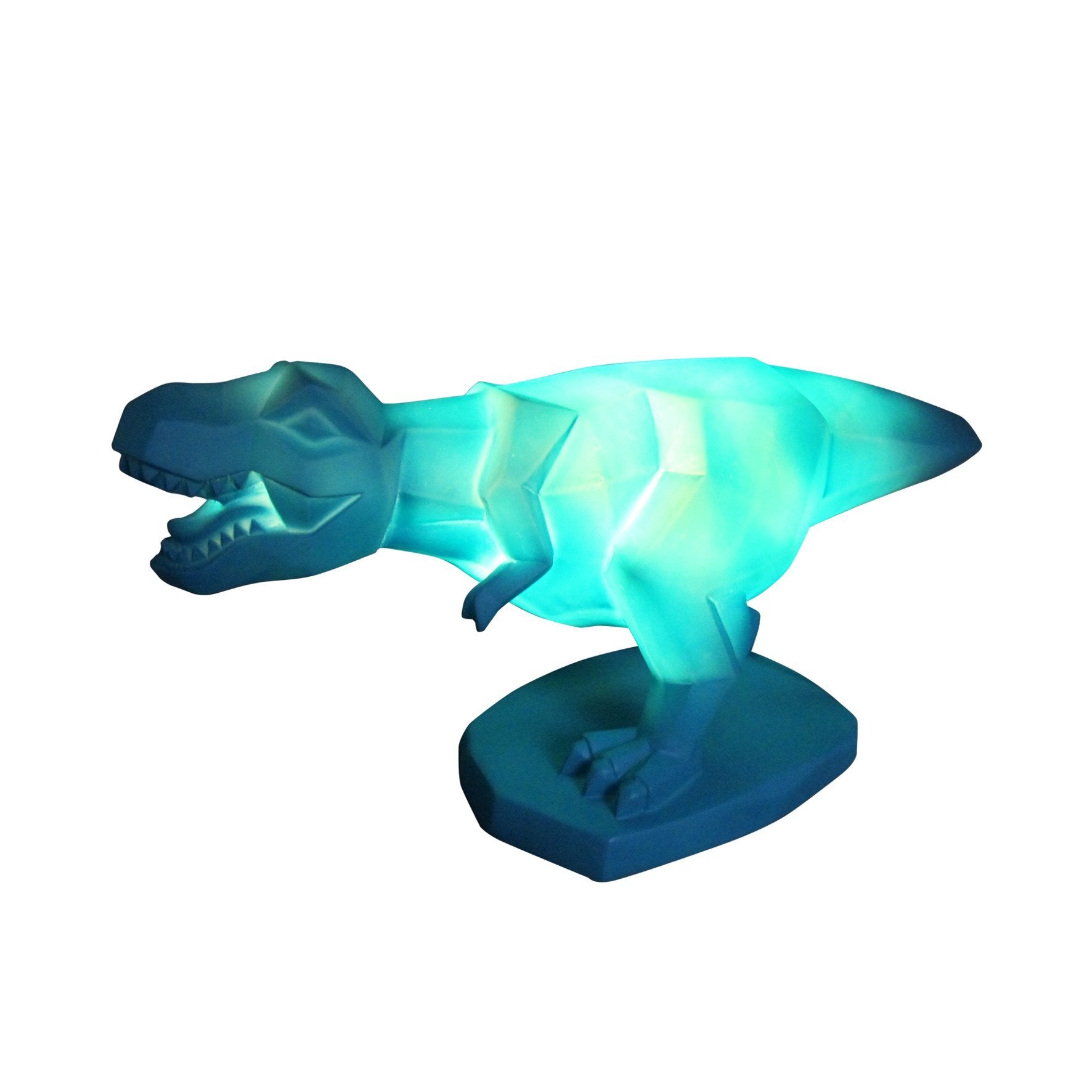 Origami Green T-Rex Dinosaur Lamp