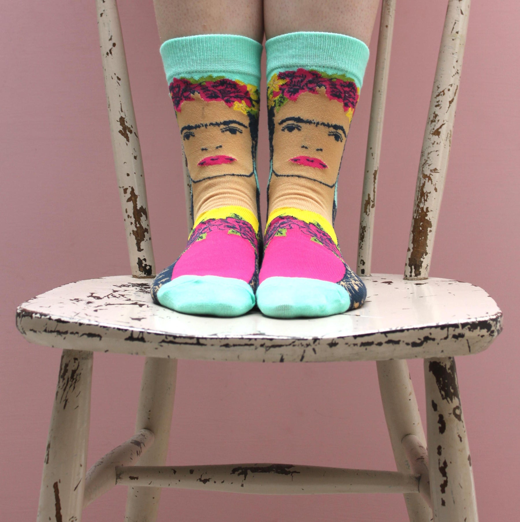 Frida Kahlo Printed Socks
