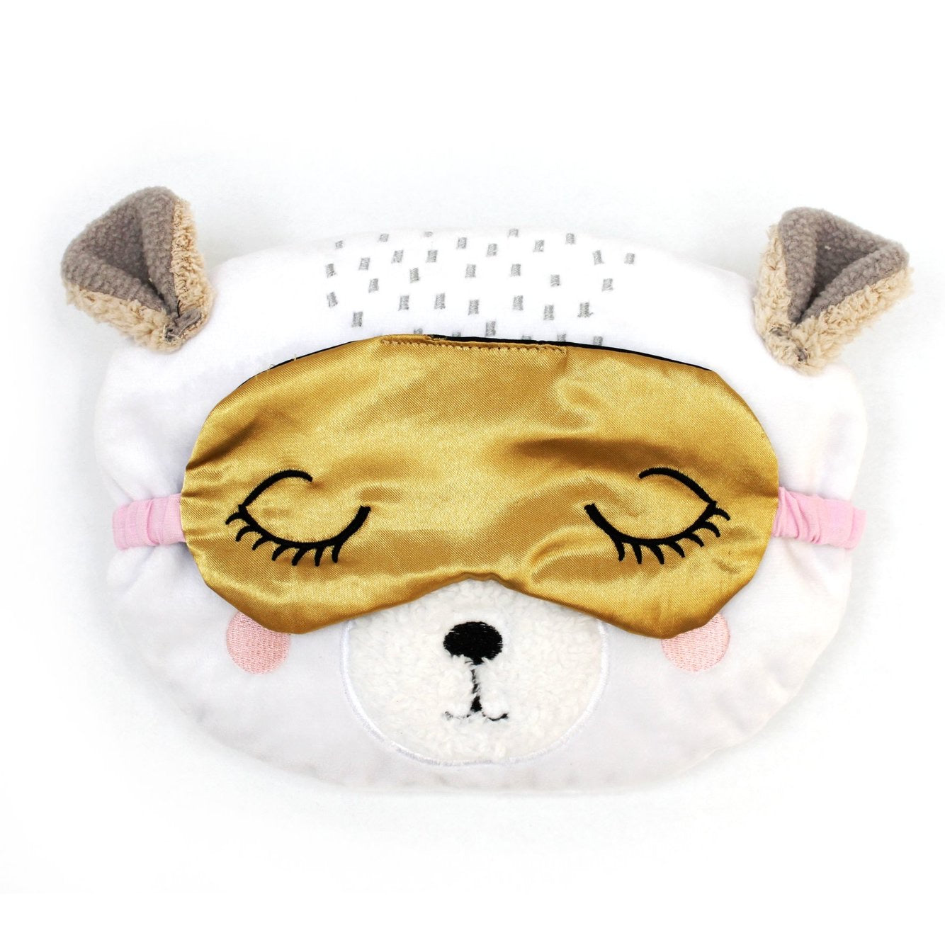 Over The Moon Bear Microwavable Hottie And Eye Mask