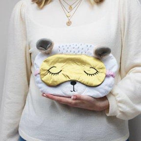 Over The Moon Bear Microwavable Hottie And Eye Mask