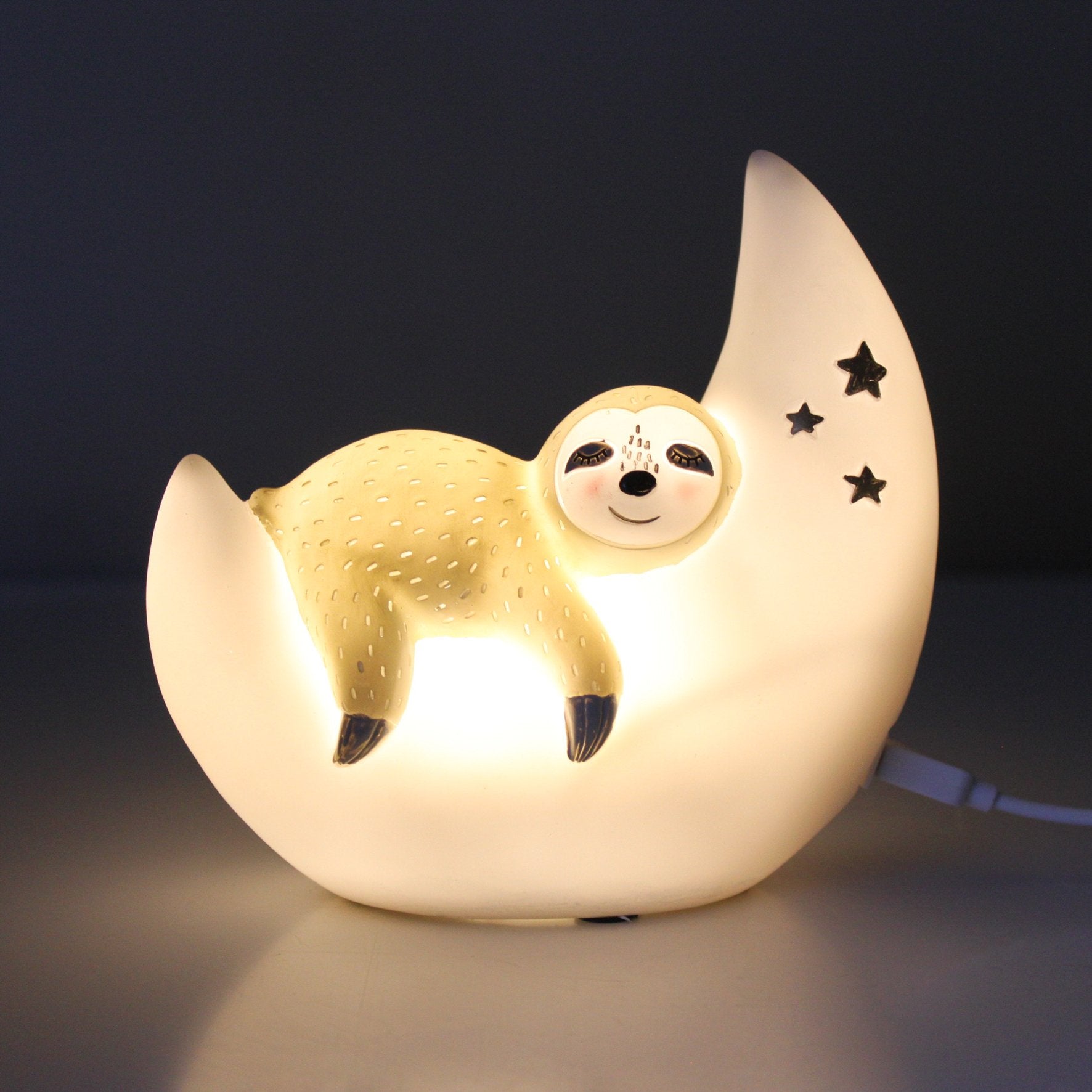 Mini Led Lamp Over The Moon Sloth