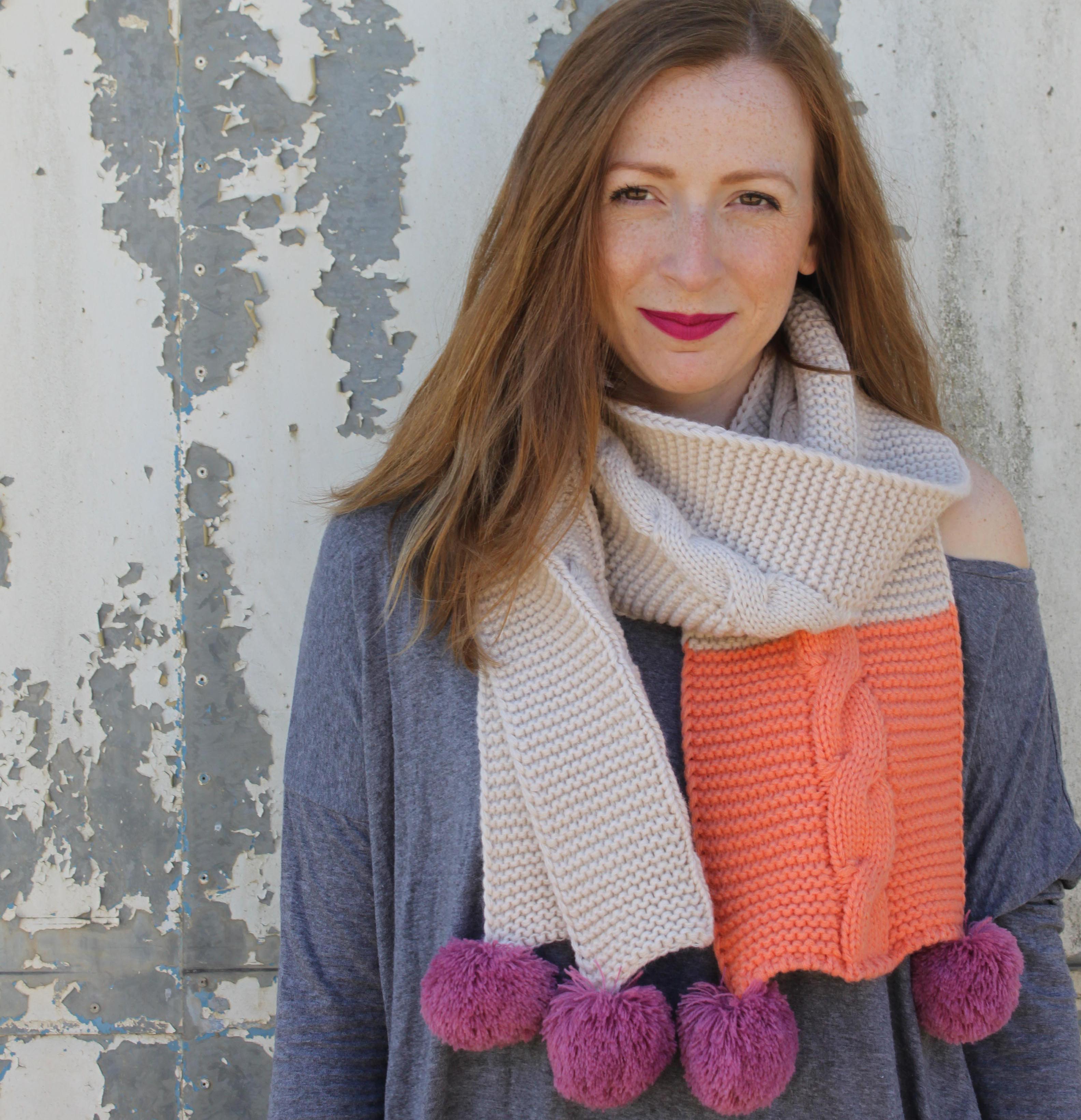 Loop Cream Scarf