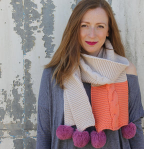 Loop Cream Scarf