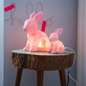 Pink Rabbit Lamp