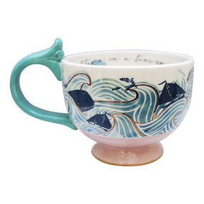 By The Sea  Storm Tea Cup