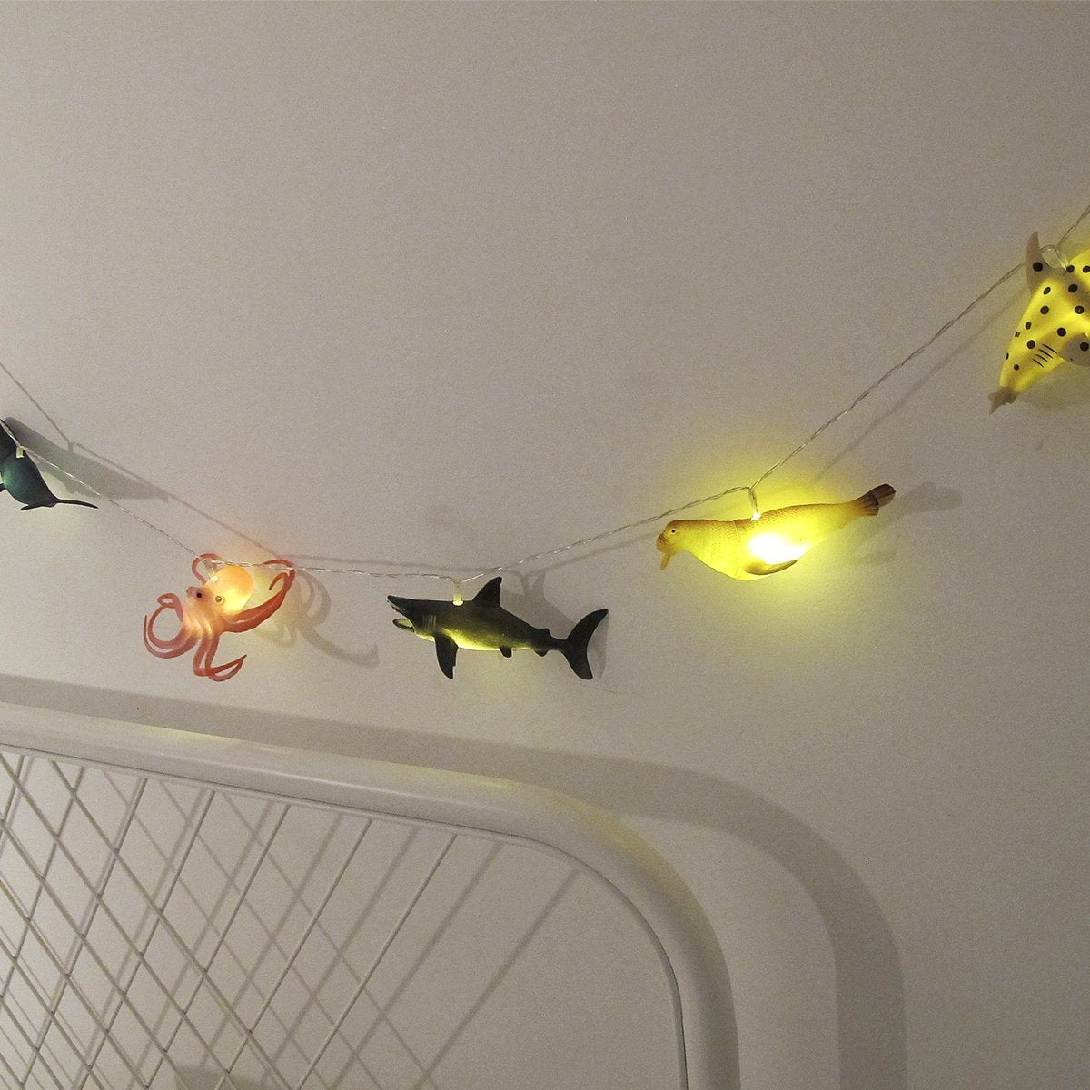 String Lights With Sea Creatures