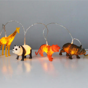 String Lights With Safari Animals