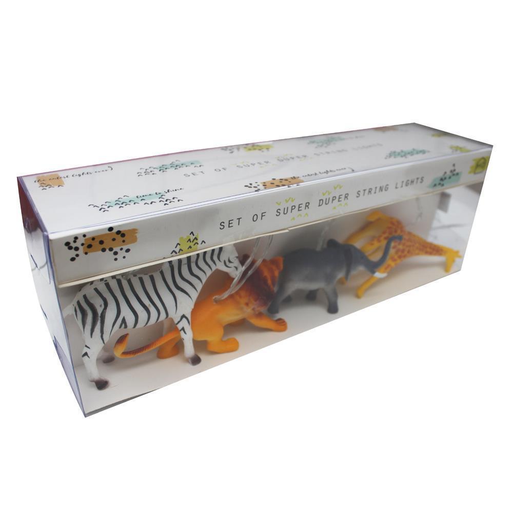 String Lights With Safari Animals